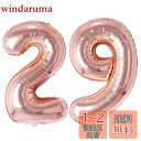 Vthoviwa 40インチ バルーンアルミ29 / 92 ヘリウム風船 数字バルーン29 / 92ローズ金 0123456789,10-19,20-29,30,40,50,60,70,80,90,100 誕生日 カーニバル 飾り付け記念日パーティー装飾ローズ金29 / 92 男女兼用 大きい しじヘリウム