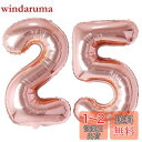 Vthoviwa 40インチ バルーンアルミ25 / 52 ヘリウム風船 数字バルーン25 / 52ローズ金 0123456789,10-19,20-29,30,40,50,60,70,80,90,100 誕生日 カーニバル 飾り付け記念日パーティー装飾ローズ金25 / 52 男女兼用 大きい しじヘリウム