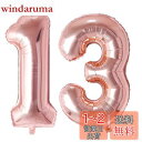 Vthoviwa 40インチ バルーンアルミ13 / 31 ヘリウム風船 数字バルーン13 / 31ローズ金 0123456789,10-19,20-29,30,40,50,60,70,80,90,100 誕生日 カーニバル 飾り付け記念日パーティー装飾ローズ金13 / 31 男女兼用 大きい しじヘリウム