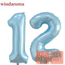 Vthoviwa 40インチ バルーンアルミ12 / 21 ヘリウム風船 数字バルーン12 / 21ロ青 0123456789,10-19,20-29,30,40,50,60,70,80,90,100 誕生日 カーニバル 飾り付け記念日パーティー装飾ロ12 / 21 男女兼用 大きい しじヘリウム