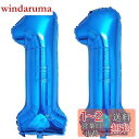 Vthoviwa 40インチ バルーンアルミ11 ヘリウム風船 数字バルーン11紺色 0123456789,10-19,20-29,30,40,50,60,70,80,90,100 誕生日 カーニバル 飾り付け記念日パーティー装飾紺色11 男女兼用 大きい しじヘリウム
