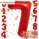 Sekat 数字 バルーン 40インチ レッド ナンバーバルーン 誕生日 風船 バースデー 飾り アルミ風船 ハッピーバースデー 結婚式パーティー 記念日 ウェ...