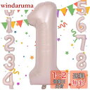 Sekat 数字 バルーン 40インチ ベージュ ナンバーバルーン 誕生日 風船 バースデー 飾り アルミ風船 ハッピーバースデー 結婚式パーティー 記念日 ウ...