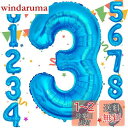 Sekat 数字 バルーン 40インチ ブルー ナンバーバルーン 誕生日 風船 バースデー 飾り アルミ風船 ハッピーバースデー 結婚式パーティー 記念日 ウェ...