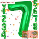 Sekat 数字 バルーン 40インチ グリーン ナンバーバルーン 誕生日 風船 バースデー 飾り アルミ風船 ハッピーバースデー 結婚式パーティー 記念日 ウ...