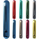 BOOFLYII 汎用交換ドアカバー アイコスイルマ/イルマ i に適合する。 おしゃれ メタリック メッキ カバー 交換簡単 極フィット勘合(ネイビー)