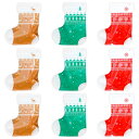 【Charming Club】クリスマス ラッピング 袋 お菓子袋 キャンディー ギフトバッグ プレゼント チャック袋 3色 9枚 H220×W185mm OP...