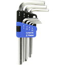 イーバリュー(E-Value) 六角棒レンチセット ミリ 1.5・2・2.5・3・4・5・6mm 7本組 ELHW07NL