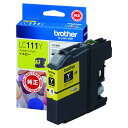 【brother純正】 ブラザー工業(Brother Industries) インクカートリッジイエロー LC111Y 対応型番:MFC-J877N、MFC-J727D/DW、DCP-J957N、DCP-J557N 他(2)