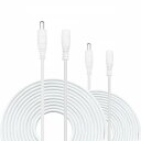 Kabenjee 2x 5m 白ACアダプタ延長ケーブル,LEDテープ...(4)