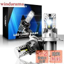 NOVSIGHT H4 LEDヘッドライト Hi/Lo切替 新車検対応 一体型 ledバルブ 車/バイク用 DC12V 高輝度 18000LM 6500K ホワイト 無極性 切れのいいカットライン LEDチップ搭載 2個入り