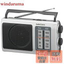 オーム電機AudioComm ポータブルラジオ AM/FM RAD-T207S 03-0973 OHM
