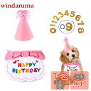 犬 誕生日グッズ スタイ 3個セット ペット 誕生日グッズ 誕生日帽子 HAPPY BIRTHDAY よだれかけ バンダナ 飾り付け ペット用品 柔らかく お誕...
