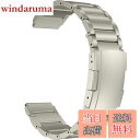 【送料無料】MaKTech チタンバンド、20mm軽量ワンピースメタルリンクブレスレット、Samsung Galaxy Watch 7 FE 6 5 4,40/42/43/44/45/46/47mm,Huawei GT 4/3-41/42mmに対応 (チタン色)
