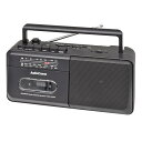 オーム電機AudioComm ラジカセ モノラルラジカセ AM/FM/SW 短波 ラジオNIKKEI コンセント 乾電池 ポータブル ラジオ カセットデッキ カ...
