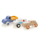 Etucdose ミニカー おもちゃ 乗り物おもちゃ 3点セット シリコン 知育玩具 柔らかい 赤ちゃん 0歳〜1歳 2歳 3歳 新生児贈り物 プレゼント(3)