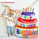 GOODCHI 特大サイズ!誕生日バルーン アルミ パーティーグッズ ケーキ フォトフレーム 飾り付け 男の子 女の子 かわいい 大きめ プレゼント おしゃれ ...