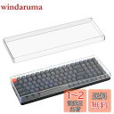 Geekria キーボード ダストカバー 透明アクリル キーパッドカバー Keychron K4、RK Royal KLUDGE RK100、Nuphy Air96 V2、LOFREE Flow ロープロファイル メカニカルキーボード 100 キーに対応