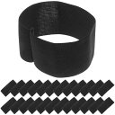 EXCEART 25Pcs お葬式 喪服 バンド ゴム 黒 サッカー フットボール 腕章 お葬式 お祈り 腕章