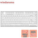 YUNZII X75 PRO 82キーワイヤレス ホットスワップ対応 英語配列 メカニカルゲーミングキーボード 透明キーキャップ BT5.0/2.4G/USB-C ガスケット装着キーボード Windows/Mac用 技適認証取得 (クリスタルホワイト軸、無線ホワイト)