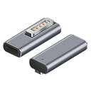 USB Type C Magsafe2 対応 磁気充電 アダプター、MacBook Air Pro T-Tip互換 変換 PD 充電器 【PD60W 61W 65W 87W 最大100W】(2012 中期以降の磁気第2世代モデルに対応)(2)