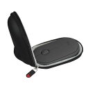 ロジクール ワイヤレスマウス 無線 マウス Pebble M350GR/M355 専用収納ケース-Hermitshell(ケースのみ) (ブラック)(2)