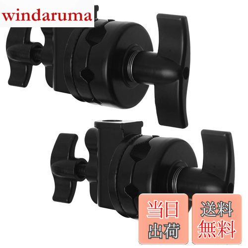 【送料無料】Selens グリップヘッド スイベルヘッド 多機能ヘビーデューティー 2.5in アダプター Cスタ..