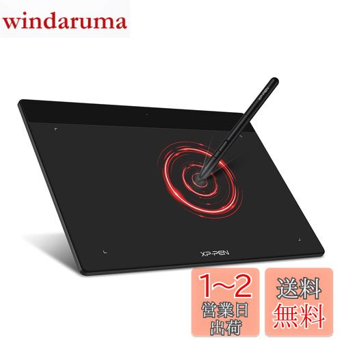 XPPen ペンタブ 4.8×3インチ 板タブ スマホ対応 充電不要ペン イラスト 入門用 OSU!ゲーム用 Windows Mac Chromebook Androidに対応 Deco Fun XS ブラック