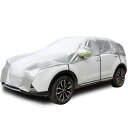 Konnfeir 車カバー ハーフ カーカバー ボディーカバー 自動車カバー 車体カバー ハーフカバー 防水 防塵 UVカット ハーフ車カバー 210Dオックス...