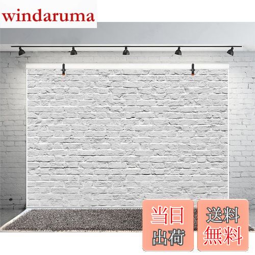 【送料無料】Qinunipoto 写真撮影用 背景布 2.1x1.5m 撮影用 レンガ 写真 背景 壁 白 撮影小道具 写真..