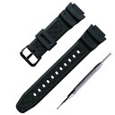 ラバー ウォッチ バンド PU ストラップ 腕時計ベルト コンパチブル For Casio AQ-S810W SGW-300H MRW-200H AE-1000...