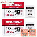 GIGASTONE マイクロsdカード 128GB 2個セット, SDアダプタ2個付 ミニ収納ケース2個付, 4K UHD動画 100MB/S 高速 Micro...