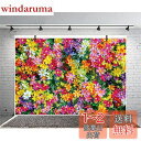 Qinunipoto 背景布 背景紙 写真背景布 写真 撮影用 布 撮影背景 花の背景 色とりどりの花 ロマンチックな背景 結婚式 結婚用 礼儀作法の装飾 背景シート 小道具 スクリーン 背景ポスター ビニール 1.5m x 1m