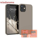 【送料無料】kwmobile スマホケース Apple iPhone 12 mini対応 ケース - TPU リキッド シリコン カバー - 耐衝撃 傷防止 サ...