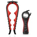 MAEXUS 5イン1 マルチオープナー ジャーオープナー 5イン1 ボトル缶オープナーセット 密封ソーダ蓋ツイストグリップ ジャーオープナー シェフ/キッズ/キッチンギフト/クリスマス/ホリデーパーティー用