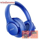 ワイヤレス ヘッドホン KVIDIO Bluetooth 5.0 55時間再生 ヘッドホン 40mm HD ドライバーユニット オーバーイヤーヘッドホン マイク...