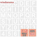 EUSTACEステンシルシート アルファベット 数字 36枚セット 製図 描画 テンプレート 角文字レター ステンシル 大文字A-Zと0-9 DIY 絵画 塗装...