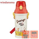 スケーター(Skater) 水筒 480ml おさるのジョージ 23 子供用 男の子 抗菌 プラスチック製 日本製 PSB5SANAG-A