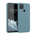 【送料無料】kwmobile スマホケース Google Pixel 4a 5G対応 ケース - 極薄 TPU シリコン マイクロファイバー 北極の夜