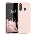 【送料無料】kwmobile スマホケース Huawei P30 Lite対応 ケース - 耐衝撃 滑り止め ソフト TPU シリコン - ココナッツミルク