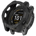 【送料無料】HeeNia Garmin EPIX Pro 51mm/Garmin Fenix 7X Pro/Garmin Fenix 7X 対応 ケース シリコン材質 保護ケース カバー 衝撃吸収 超軽量 柔軟 衝撃防止 擦り傷防止 保護カバー Garmin EPIX Pro 51mm/Garmin Fenix 7X Pro/Garmin Fenix 7X 用 (ブラック)