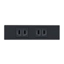 【送料無料】パナソニック(Panasonic) Sプレート埋込ダブルコンセントセット グレー WN100215H