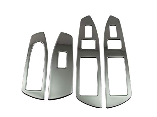 【送料無料】BRIGHTZ 7シリーズ F01 超鏡面ステンレスメッキウィンドウスイッチカバー 【 WIN−SWI−010 ..