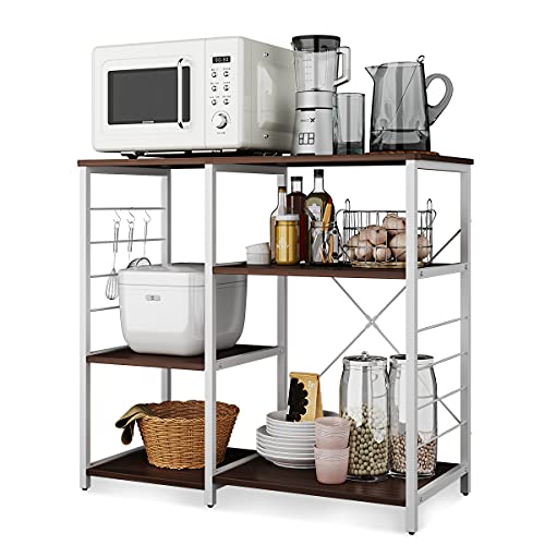 【送料無料】WLIVE レンジ台 レンジボード レンジ棚 食器棚 キッチン棚 省スペース 頑丈 幅90*奥行40*..