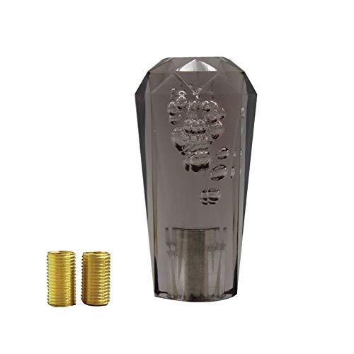 【送料無料】クリスタルダイヤカットシフトノブ 泡 100mm スモーク