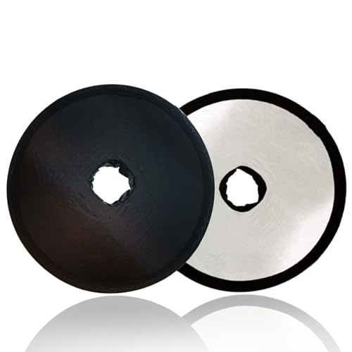 【送料無料】30cm レフ板 折りたたみ 穴あき 夜景レフ 小型タイプ 銀面 黒面 両面タイプ 映り込み防止 ..