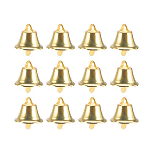 【送料無料】BESTOYARD 25個 4.5cm ベル 手芸材料 クリスマスツリー オーナメント チャーム ジングルベル 宝来鈴 スズ すず ベル 御守りに 手作り ハンドメイド DIY用(銀)