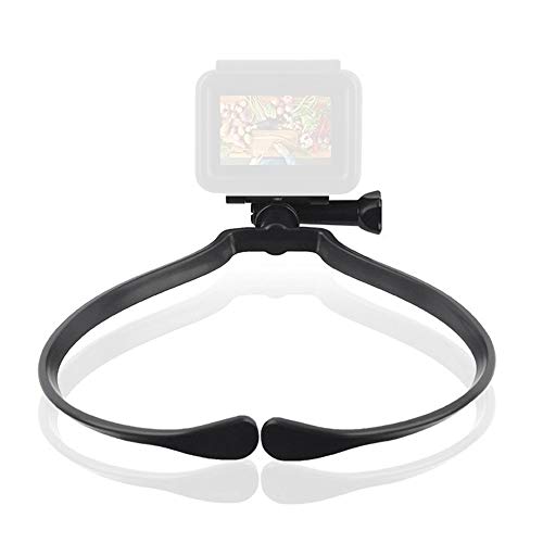 【送料無料】アクションカメラ用首掛け ロック式 GoPro用アクセサリー スマホ ネックレス式マウント ア..