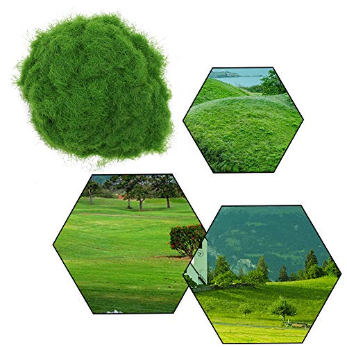 【送料無料】人工芝生パウダー モデル草 5mm 深緑/緑/薄緑/枯黄 4色 選択可能 50g 情景コレクション グラス模型 建物モデル 装飾 風景 箱庭 鉄道模...