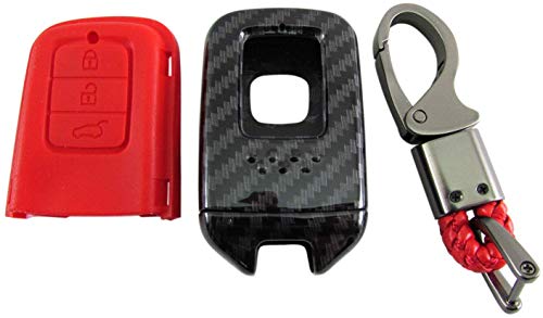 【送料無料】BRIGHTZ インサイト ZE4 カーボン調スマートキーケース 赤 【 KEY−CASE−032 】 ZE E4 4